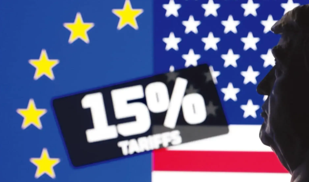 欧盟: “美国对欧盟征收15% 的关税全面适用，包括汽车和半导体”